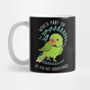 Indian Ringneck Parrot Aaaa Mug